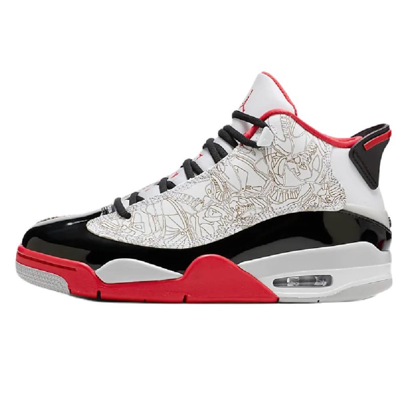 Кроссовки Nike Air Jordan Dub Zero, красный/черный/белый