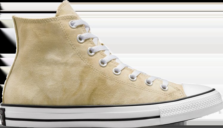 Кроссовки Chuck Taylor All Star High 'Sun Washed Textile - Oat Milk', загар