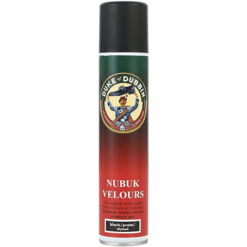 Спрей Duke of Dubbin Nubuk Velours черный 200 мл