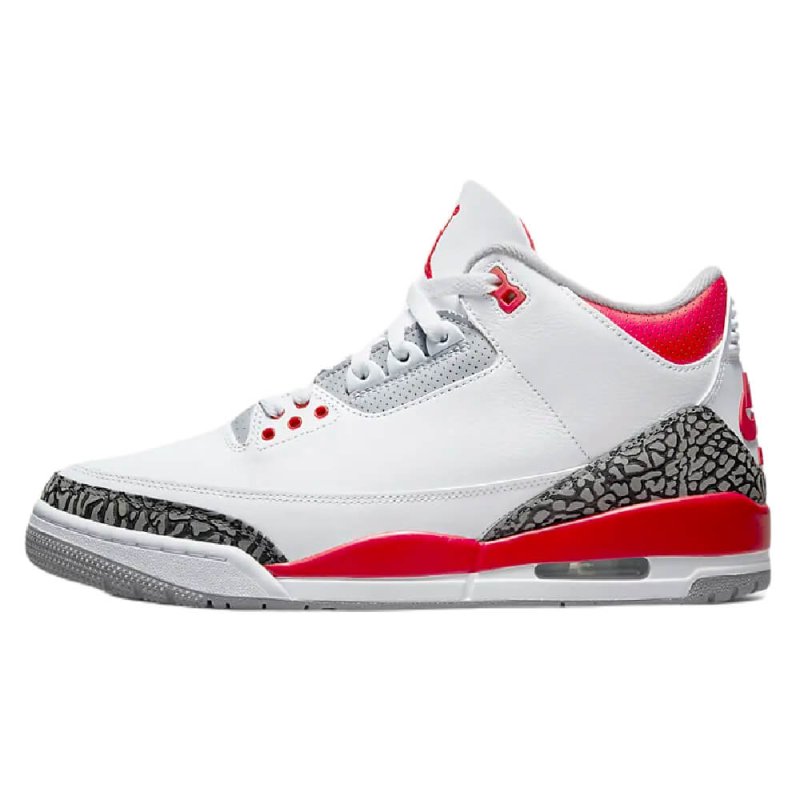 Кроссовки Nike Air Jordan 3 Retro, красный/серый/белый