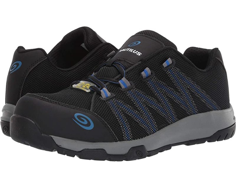 Кроссовки N1345 Carbon Nanofiber Safety Toe SD Nautilus Safety Footwear, черный