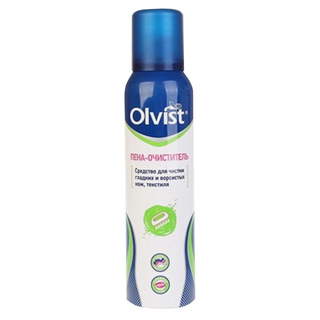 пена-очиститель OLVIST для всех типов кожи и текстиля 150мл