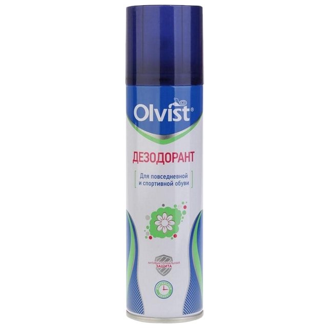 дезодорант для обуви OLVIST 150мл для повседневной и спортивной